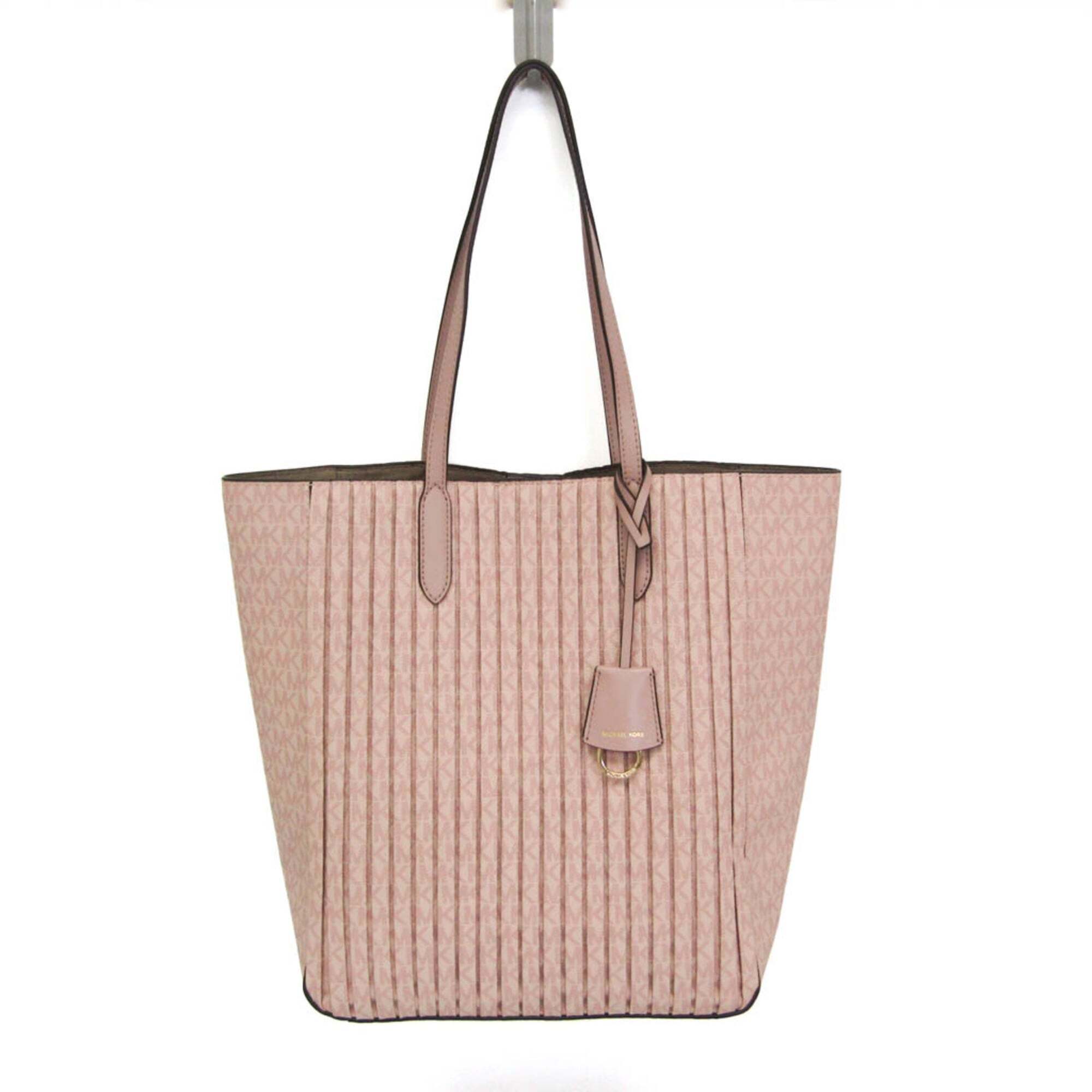 Michael Kors Sinclair Pleated Shopper Tote Large 30f1g5st9v Women's Pvc Tote ...